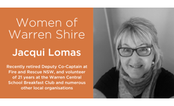Women of Warren Shire - Jacqui Lomas